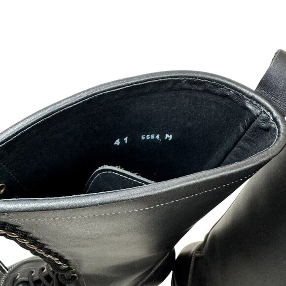 EMBOSSY Men's Logger Lace Up Boots Vibram Sole Motorcycle New Size 41/8 - Picture 9 of 15